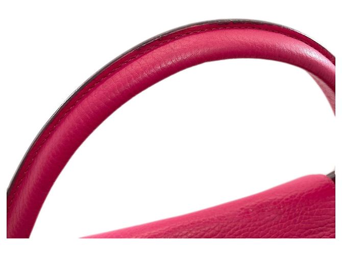 Borsa Louis Vuitton Capucines MM Rosa - vista 13