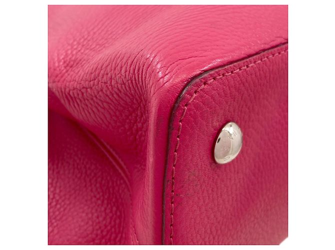 Borsa Louis Vuitton Capucines MM Rosa - vista 14