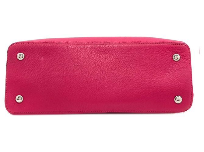 Borsa Louis Vuitton Capucines MM Rosa - vista 4