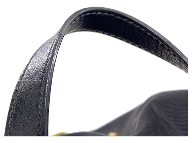 Prada Logo Nylon Rucksack Schwarz - Ansicht 11