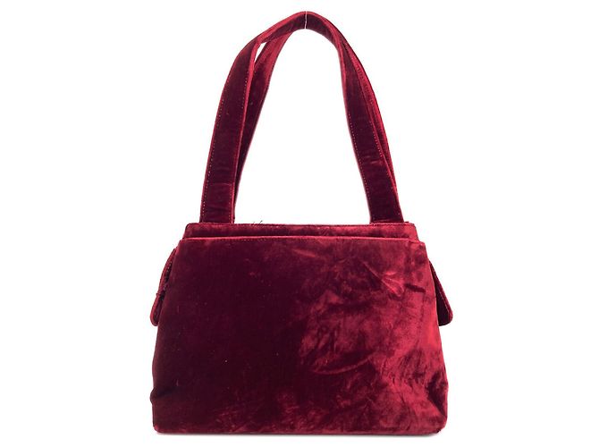 Borsa Tote Chanel Coco Mark Rosso - vista 2