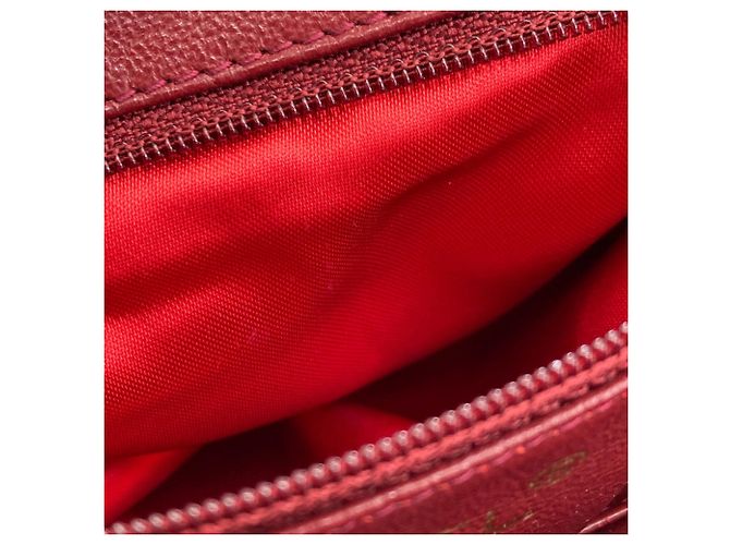 Borsa Tote Chanel Coco Mark Rosso - vista 9