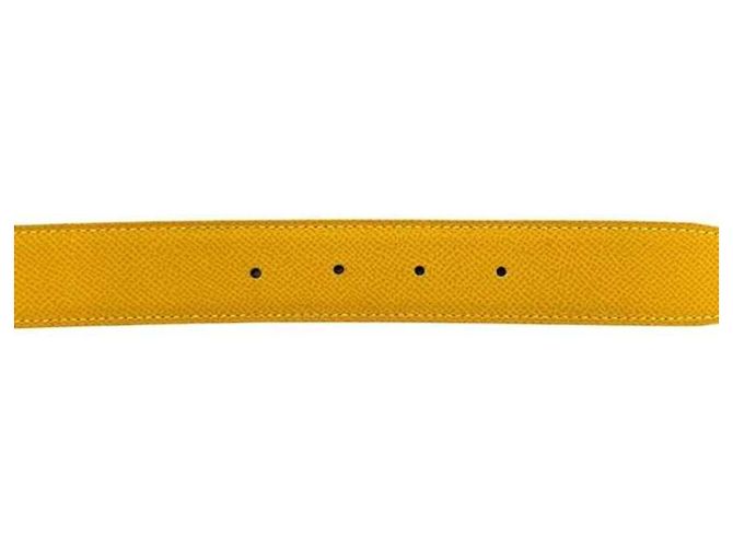 Hermès Cinturón Hermes Constance H Verde y Amarillo - vista 4