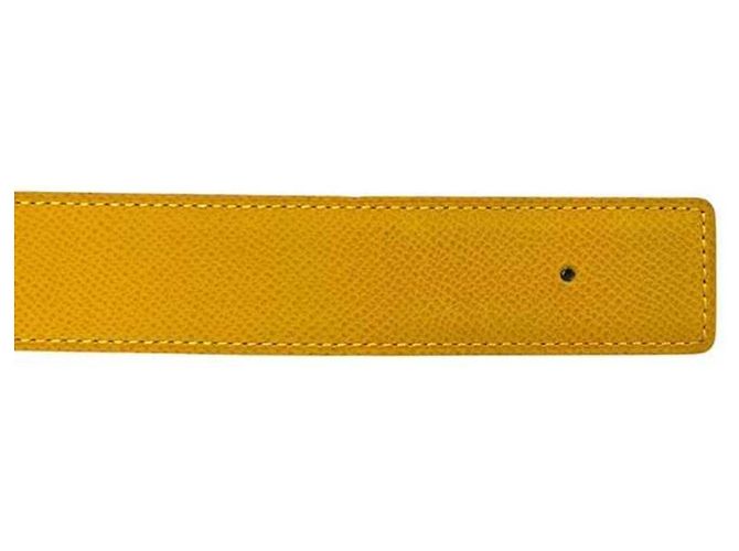 Hermès Cinturón Hermes Constance H Verde y Amarillo - vista 6