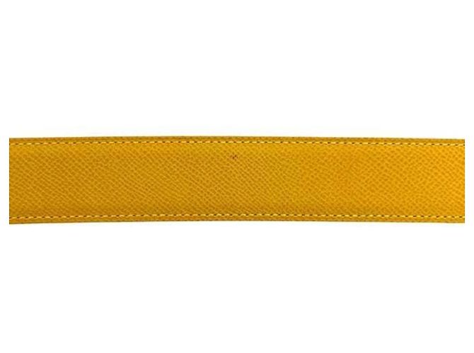 Hermès Cinturón Hermes Constance H Verde y Amarillo - vista 9