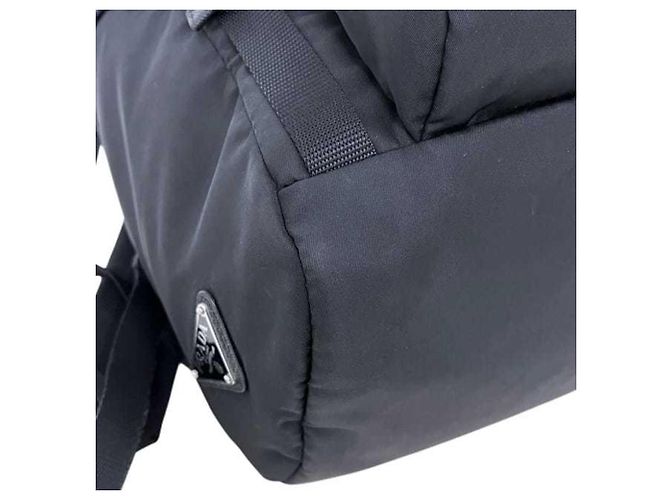 Zaino in nylon nero Prada - vista 10