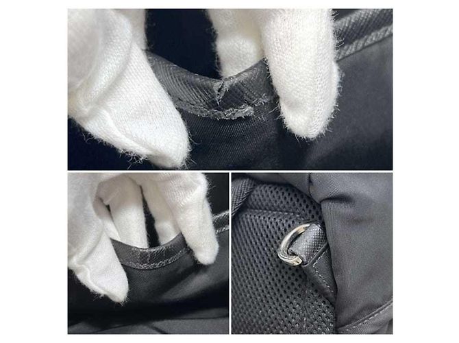 Zaino in nylon nero Prada - vista 5