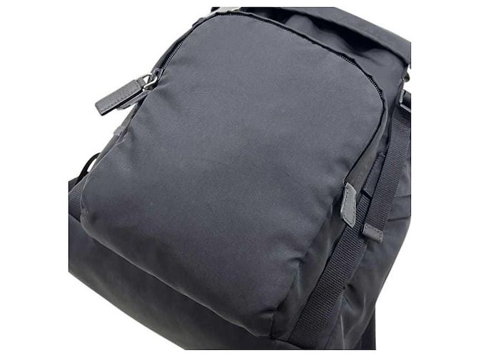 Zaino in nylon nero Prada - vista 8