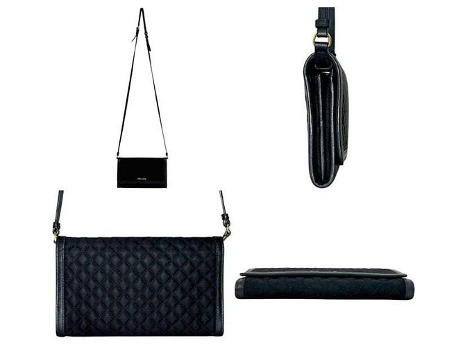Prada Bi-fold Long Wallet Schwarz - Ansicht 3