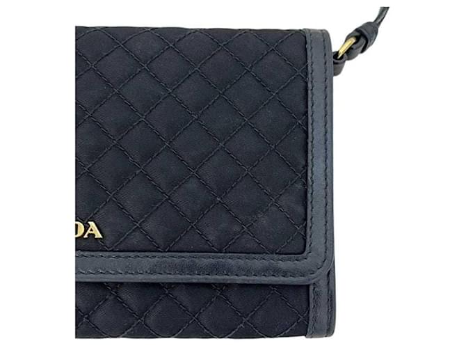 Prada Bi-fold Long Wallet Schwarz - Ansicht 9