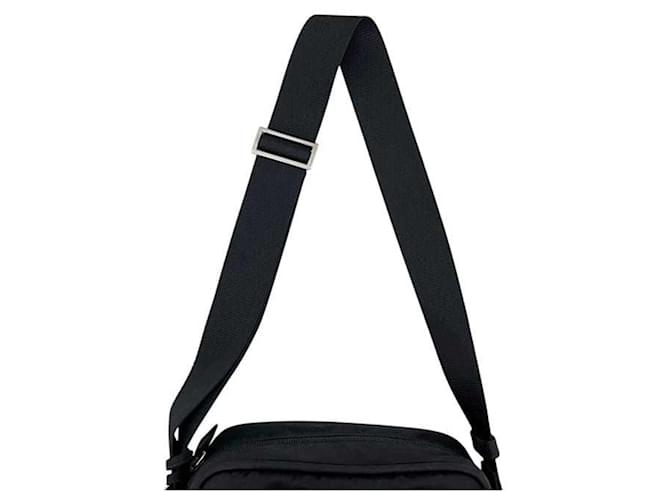 Borsa a tracolla in nylon Prada nero - vista 11