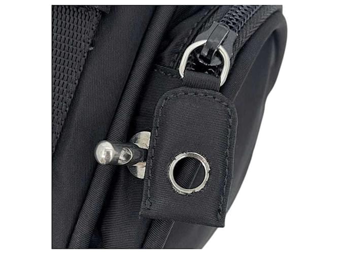 Borsa a tracolla in nylon Prada nero - vista 6