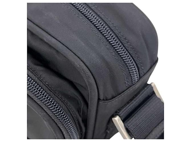 Borsa a tracolla in nylon Prada nero - vista 8