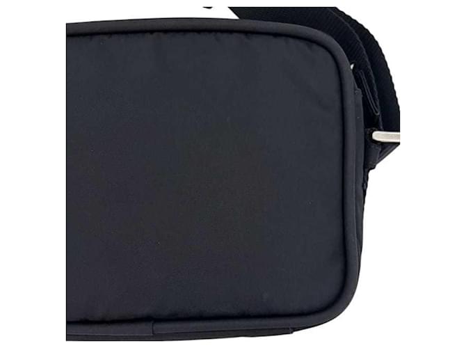 Borsa a tracolla in nylon Prada nero - vista 9