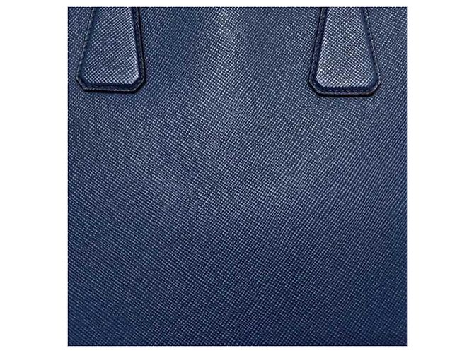 Bolso Tote Prada Saffiano azul - vista 10