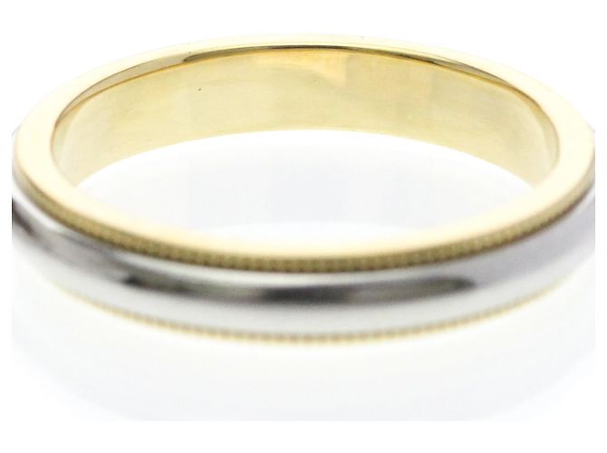 Tiffany & Co Tiffany Milgrain Ring Silber Golden - Ansicht 7