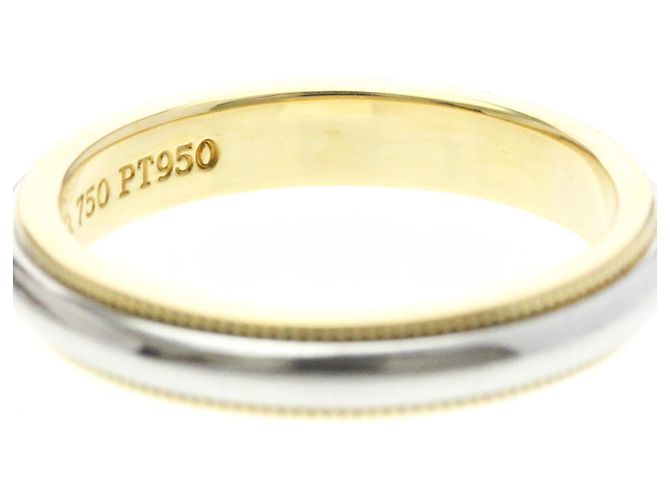 Tiffany & Co Tiffany Milgrain Ring Silber Golden - Ansicht 8