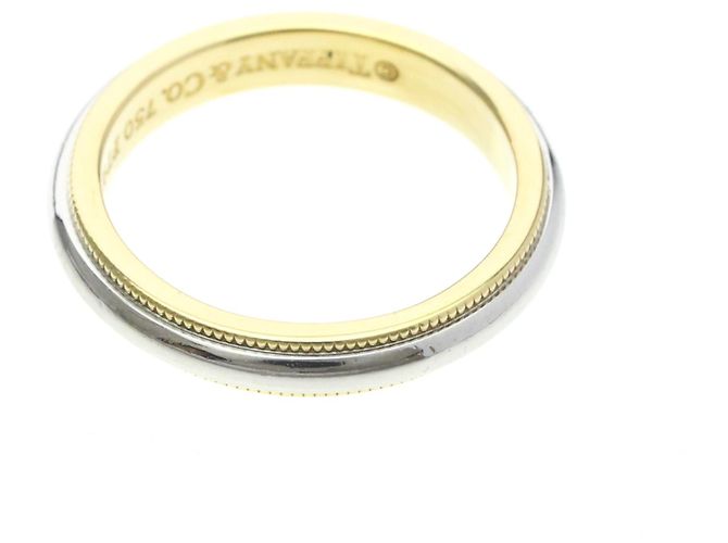 Tiffany & Co Tiffany Milgrain Ring Silber Golden - Ansicht 9