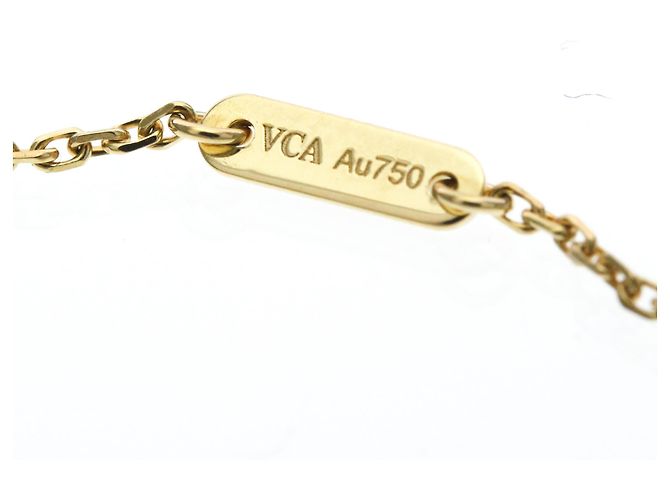 Collar Sweet Alhambra Papillon Van Cleef & Arpels Dorado - vista 10