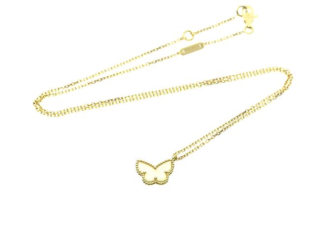 Collar Sweet Alhambra Papillon Van Cleef & Arpels Dorado - vista 12