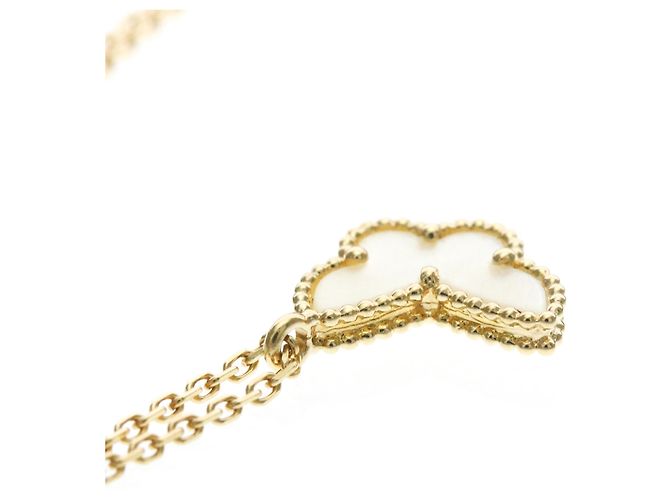 Collar Sweet Alhambra Papillon Van Cleef & Arpels Dorado - vista 6