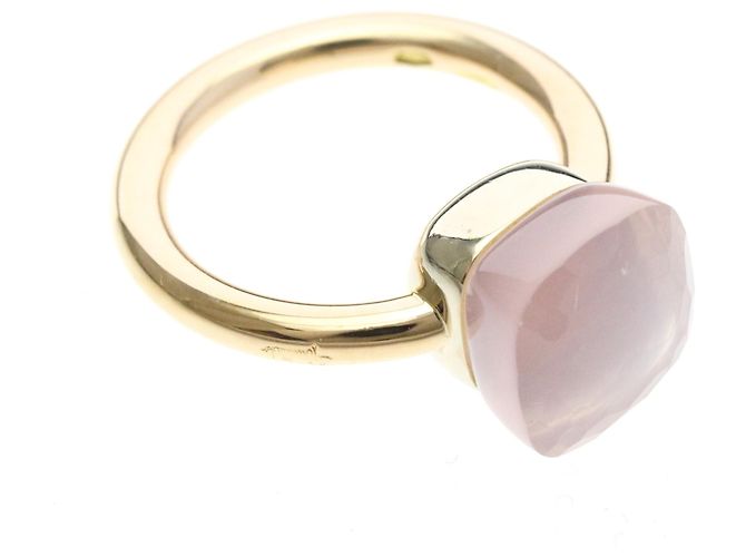 Anello Nude Classic di Pomellato in oro rosa e quarzo D'oro - vista 10