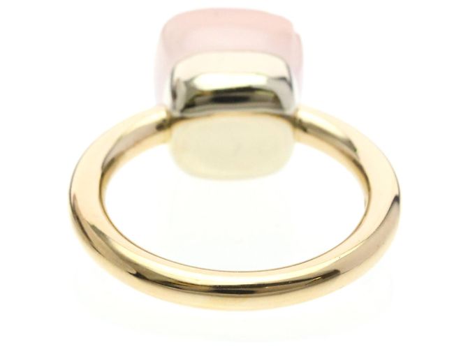 Anello Nude Classic di Pomellato in oro rosa e quarzo D'oro - vista 3