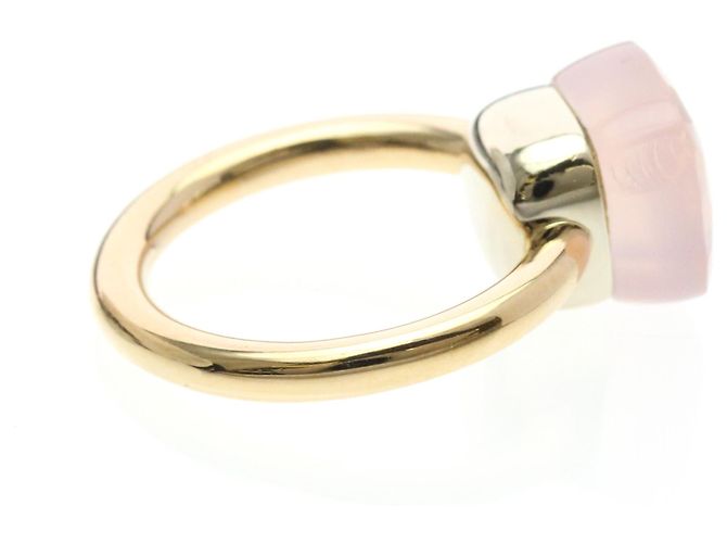 Anello Nude Classic di Pomellato in oro rosa e quarzo D'oro - vista 4