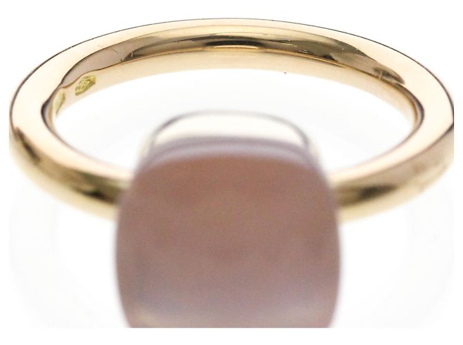 Anello Nude Classic di Pomellato in oro rosa e quarzo D'oro - vista 5