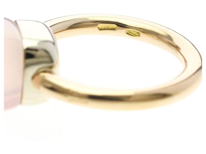 Anello Nude Classic di Pomellato in oro rosa e quarzo D'oro - vista 6