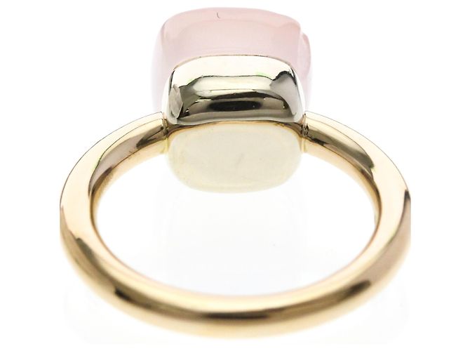Anello Nude Classic di Pomellato in oro rosa e quarzo D'oro - vista 7
