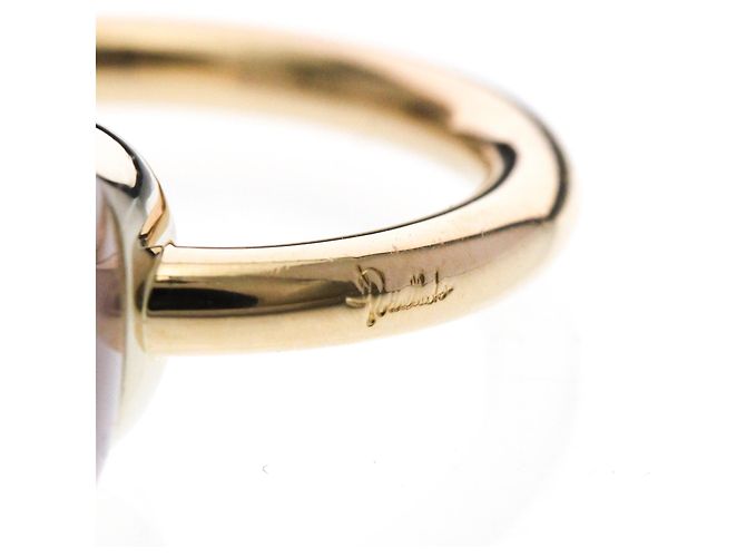 Anello Nude Classic di Pomellato in oro rosa e quarzo D'oro - vista 9