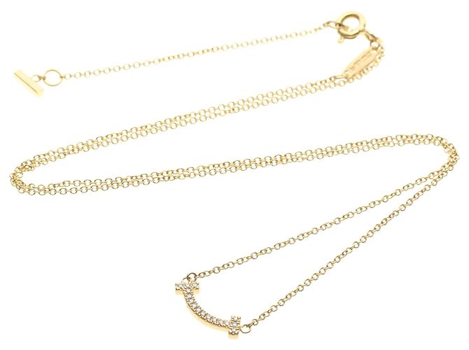 Tiffany & Co Collana Tiffany T Smile Micro Size D'oro - vista 13