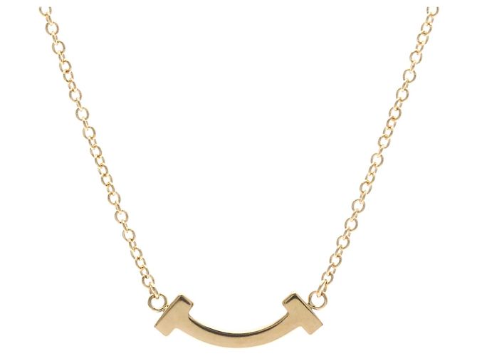 Tiffany & Co Collana Tiffany T Smile Micro Size D'oro - vista 2