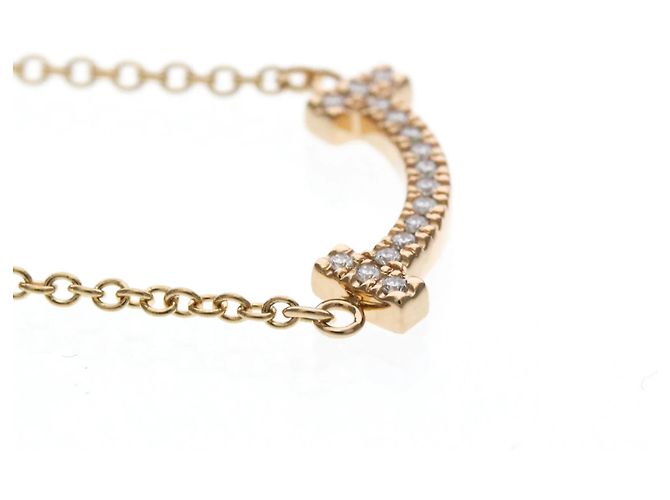 Tiffany & Co Collana Tiffany T Smile Micro Size D'oro - vista 5