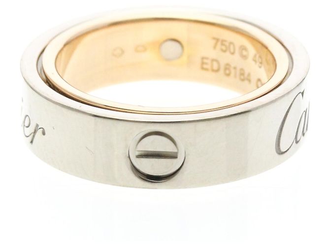 Cartier Secret Love Ring Silber Golden - Ansicht 2