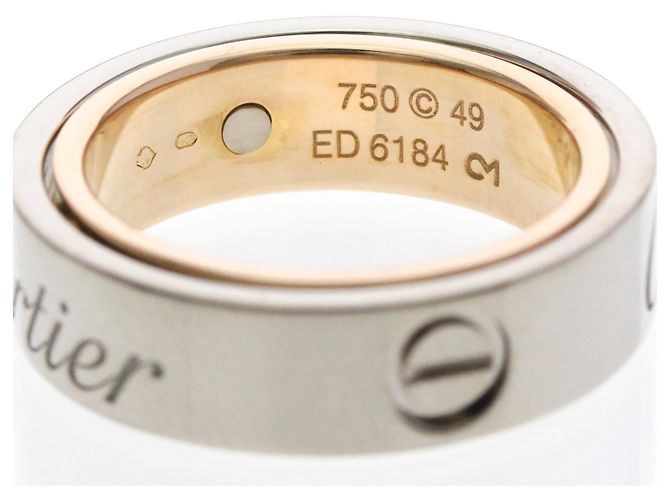 Cartier Secret Love Ring Silber Golden - Ansicht 5