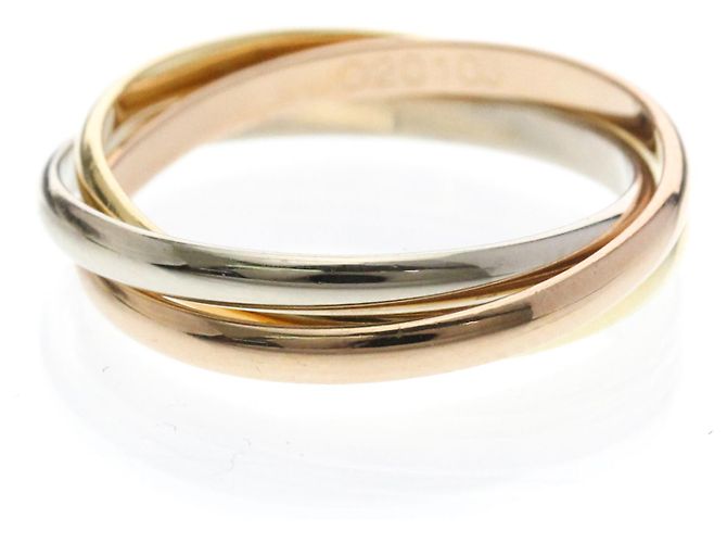 Anello Trinity di Cartier D'oro - vista 3