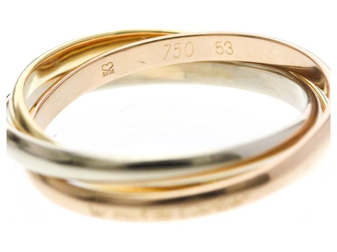 Anello Trinity di Cartier D'oro - vista 7