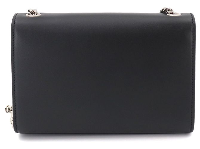 Borsa a Spalla con Catena Saint Laurent Kate Small Nero - vista 2