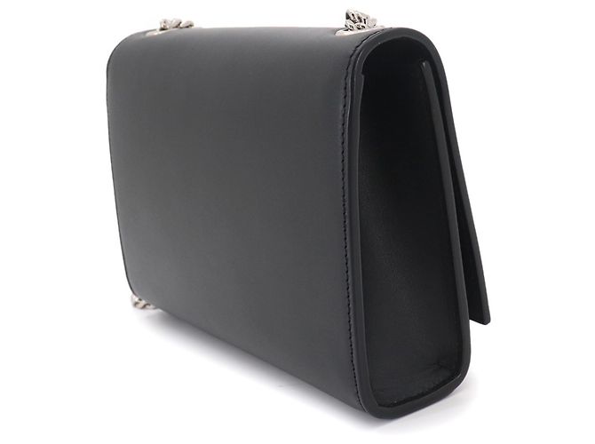 Borsa a Spalla con Catena Saint Laurent Kate Small Nero - vista 3