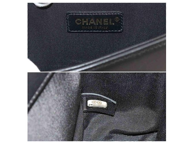 Borsa a Spalla Chanel Boy Chain Nero - vista 8