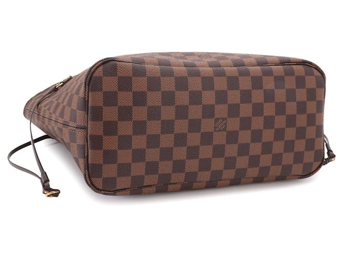 Borsa Tote Louis Vuitton Neverfull MM Damier Fuschia Damier ebene - vista 4