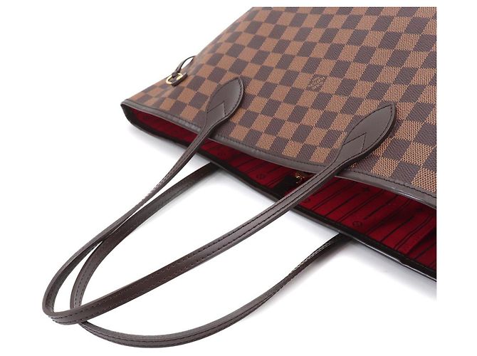 Borsa Tote Louis Vuitton Neverfull MM Damier Fuschia Damier ebene - vista 5