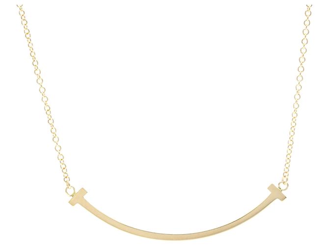 Tiffany & Co Tiffany T Smile Collier Small Größe in Roségold (18K) Golden - Ansicht 2
