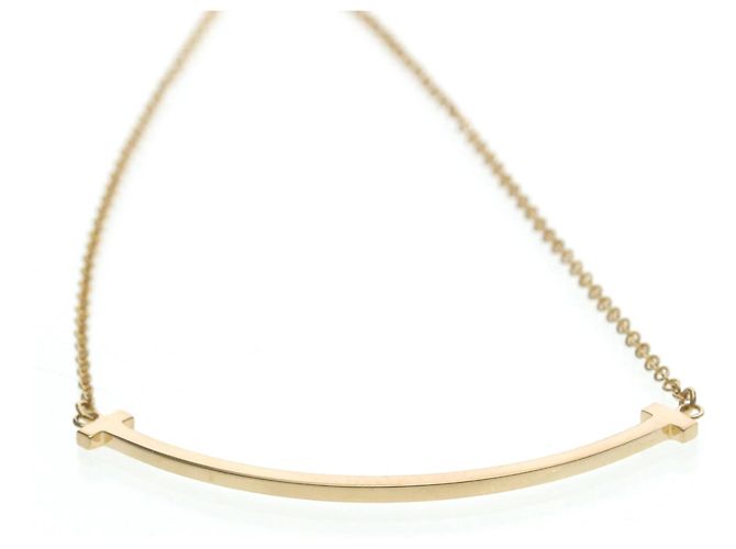 Tiffany & Co Tiffany T Smile Collier Small Größe in Roségold (18K) Golden - Ansicht 4