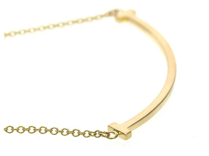 Tiffany & Co Tiffany T Smile Collier Small Größe in Roségold (18K) Golden - Ansicht 5
