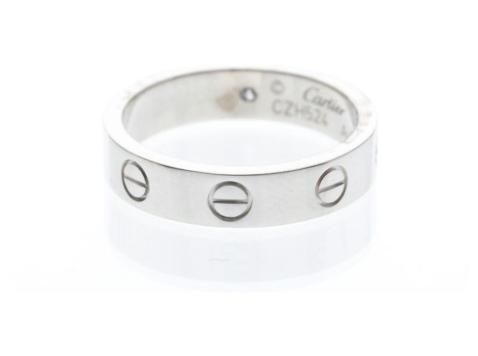 Cartier Mini Love Band Ring Silber - Ansicht 3