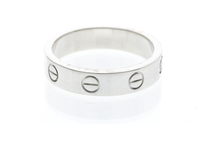 Cartier Mini Love Band Ring Silber - Ansicht 4