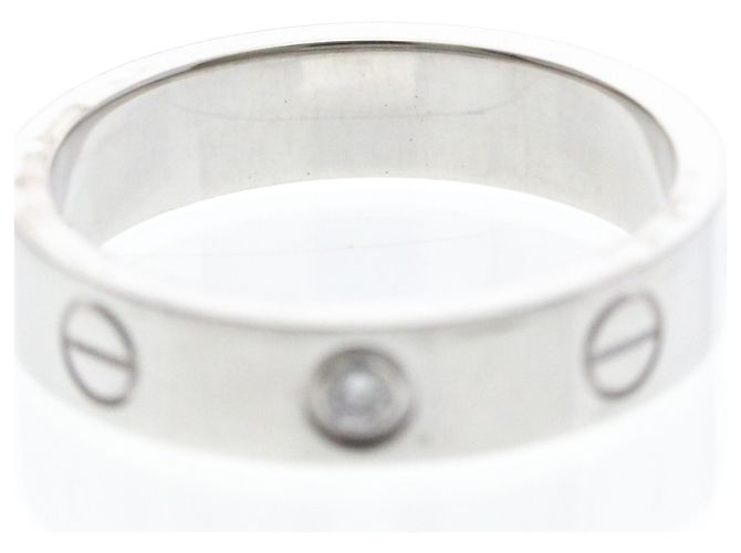 Cartier Mini Love Band Ring Silber - Ansicht 5
